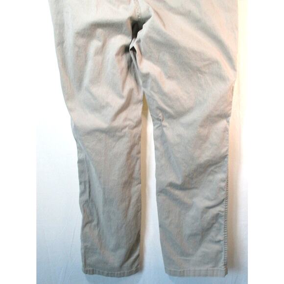 Lee Riders Women's Tan Mid Rise Straight Leg Stretch Waist Zip Pants Size 14 - Picture 6 of 9
